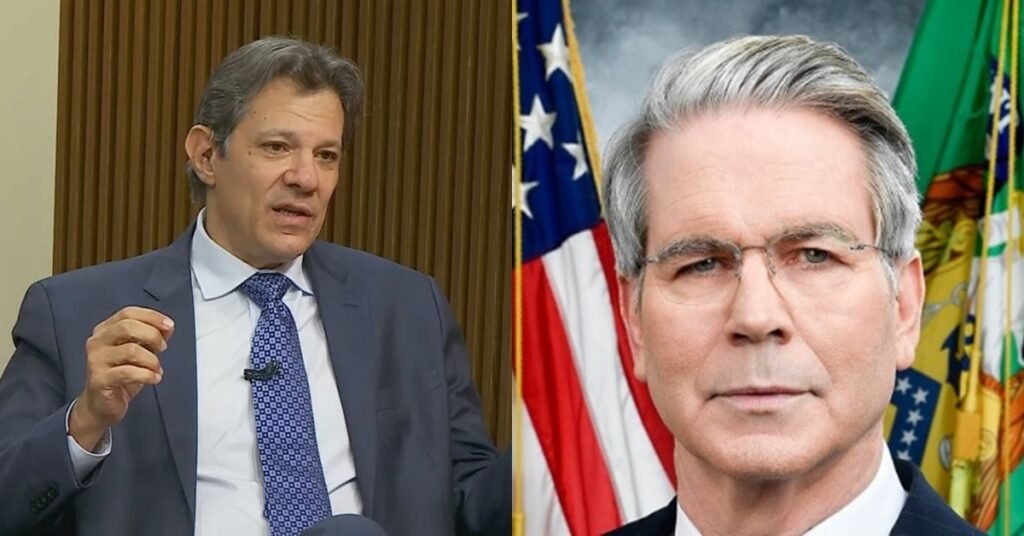 Fernando Haddad - Scott Bessent - secretário de Trump