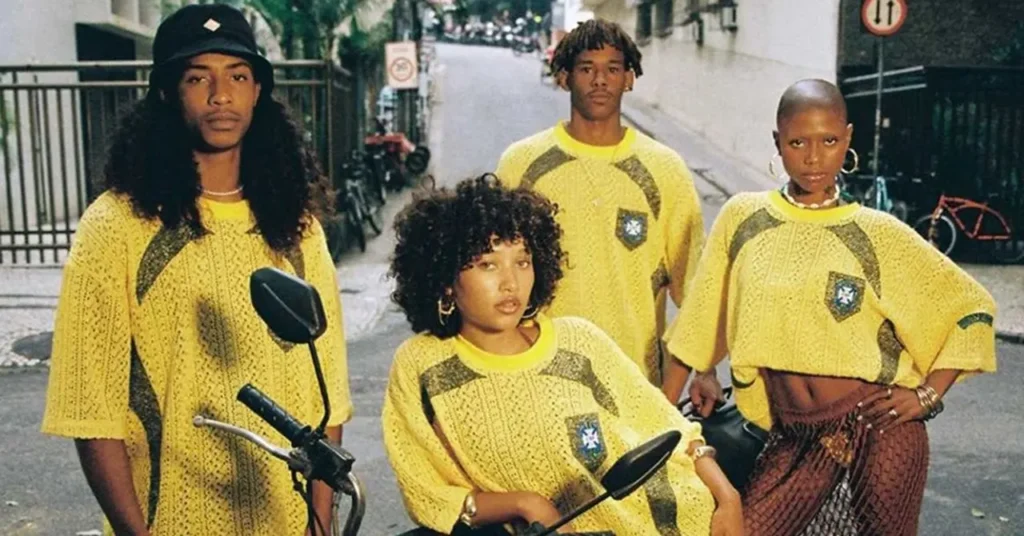 Saints Studio - camisa seleção brasileira - tricô