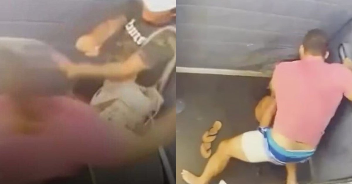 Violência - elevador - Igor Cabral