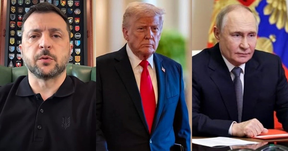 Volodymyr Zelensky - Donald Trump - Putin