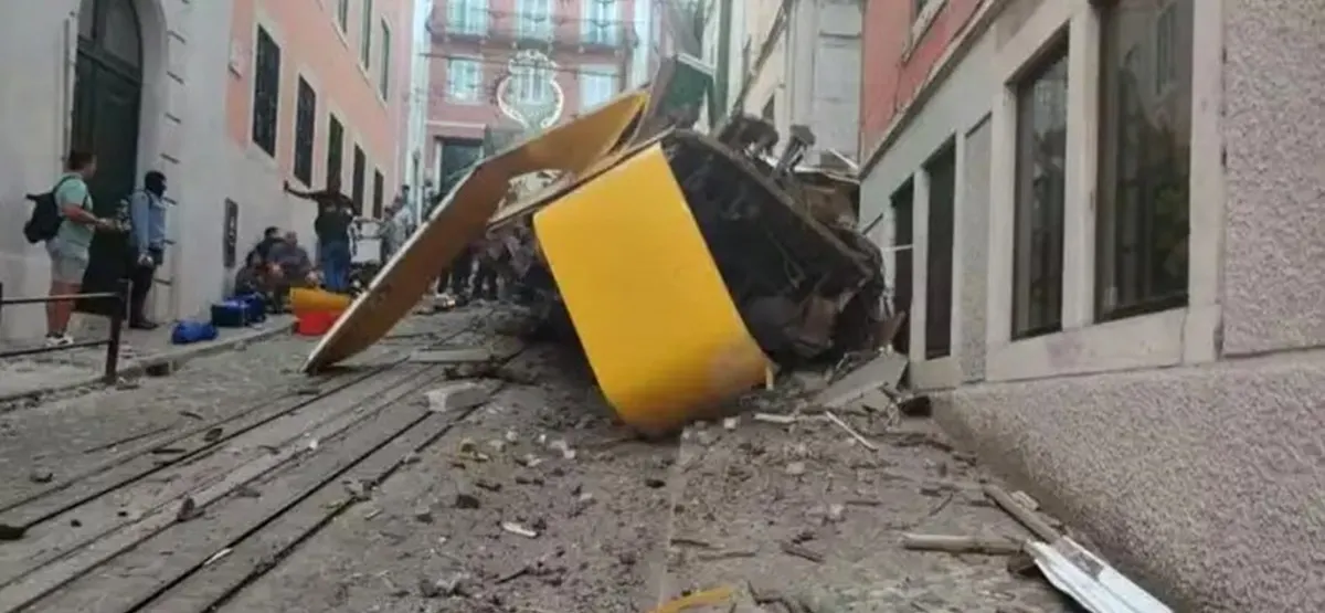 Acidente bondinho - Lisboa