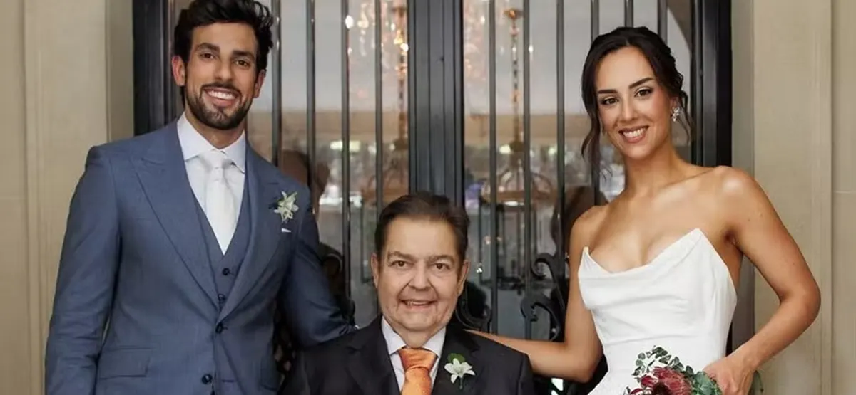 Faustão - casamento da filha Lara Silva