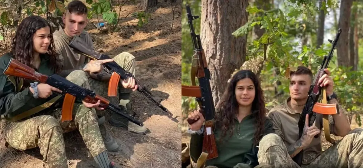 casal brasileiros - voluntários guerra da Ucrânia