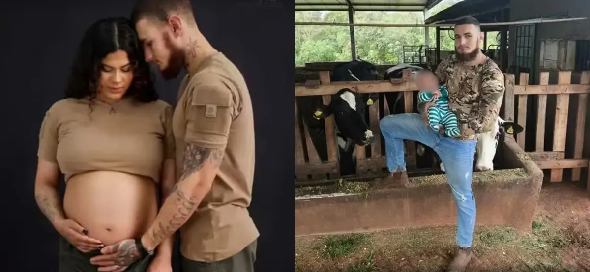 casal paranaense - guerra da Ucrânia - filho