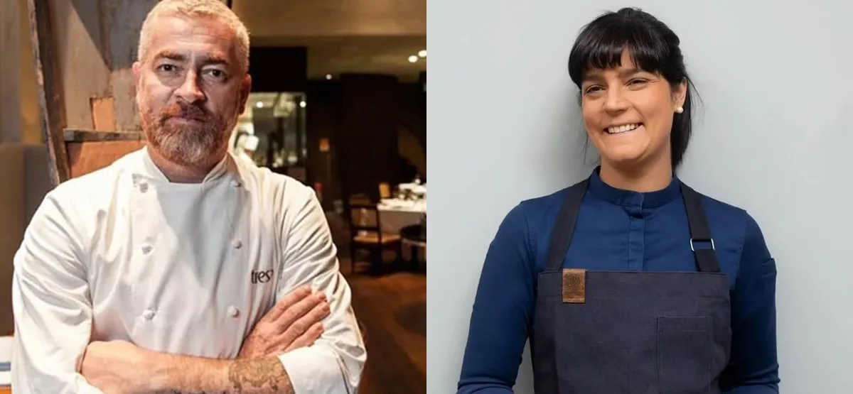 Alex Atala e Manu Buffara