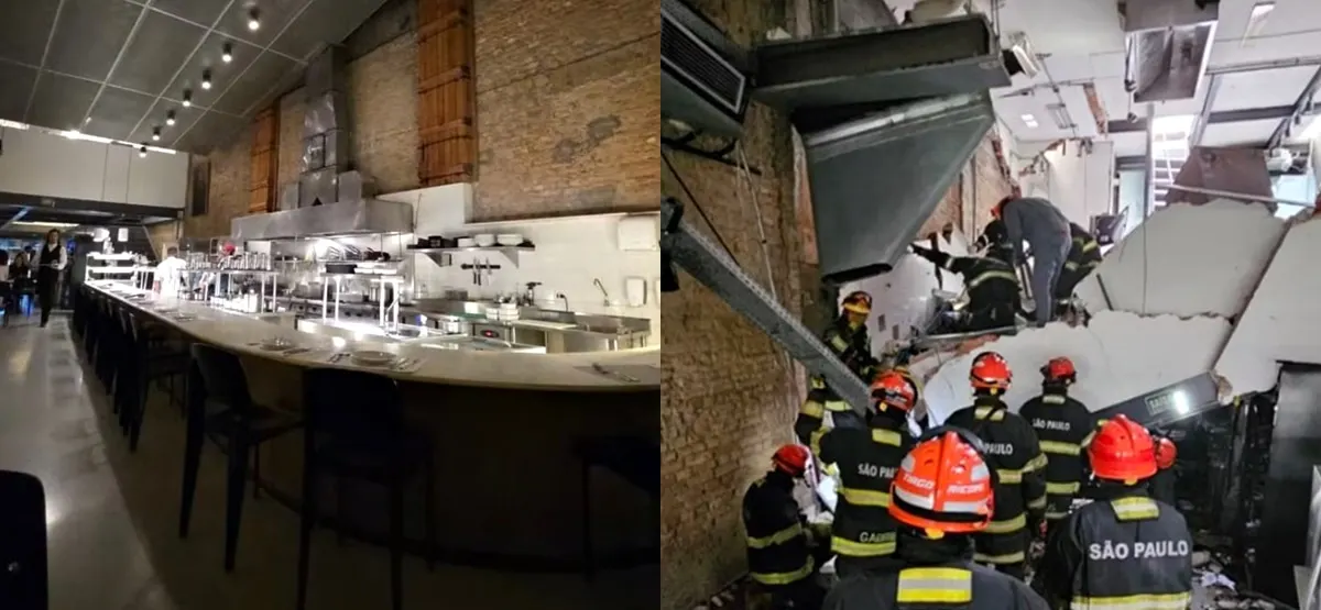 Desabamento - Restaurante Jamile - Fogaça