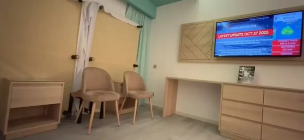 Furacão Jamaica - brasileiros no hotel