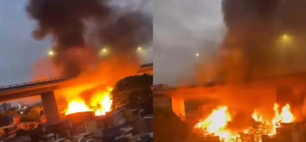 Incêndio - comunidade do Chaparral - Penha - SP