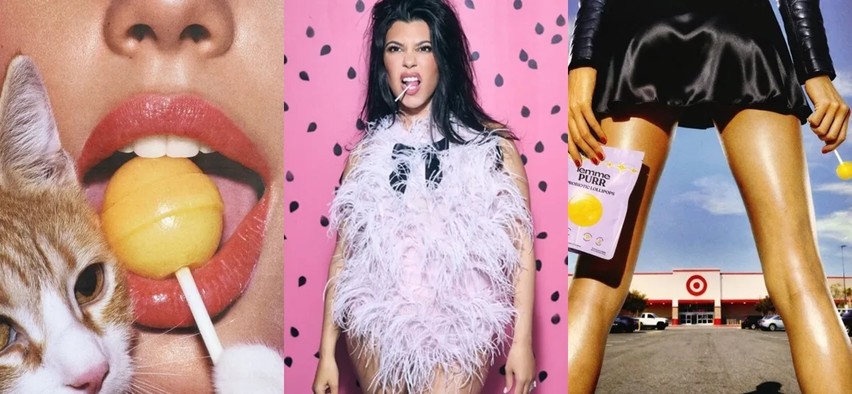 Kourtney Kardashian - Pirulito - saúde íntima