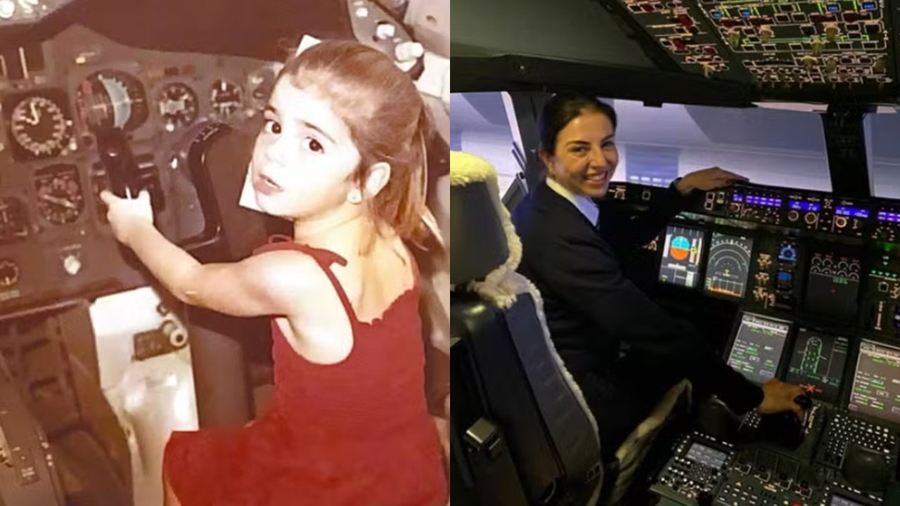 Karina - piloto brasileira da Emirates