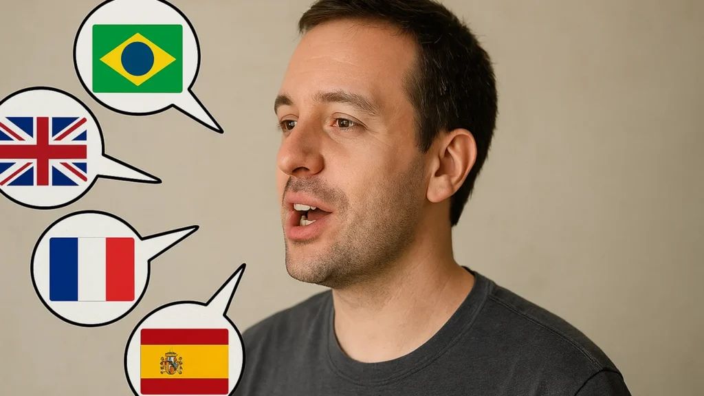 falar mais de um idioma