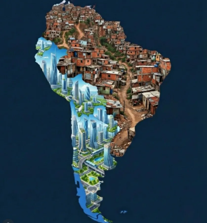 Mapa Brasil - Favela