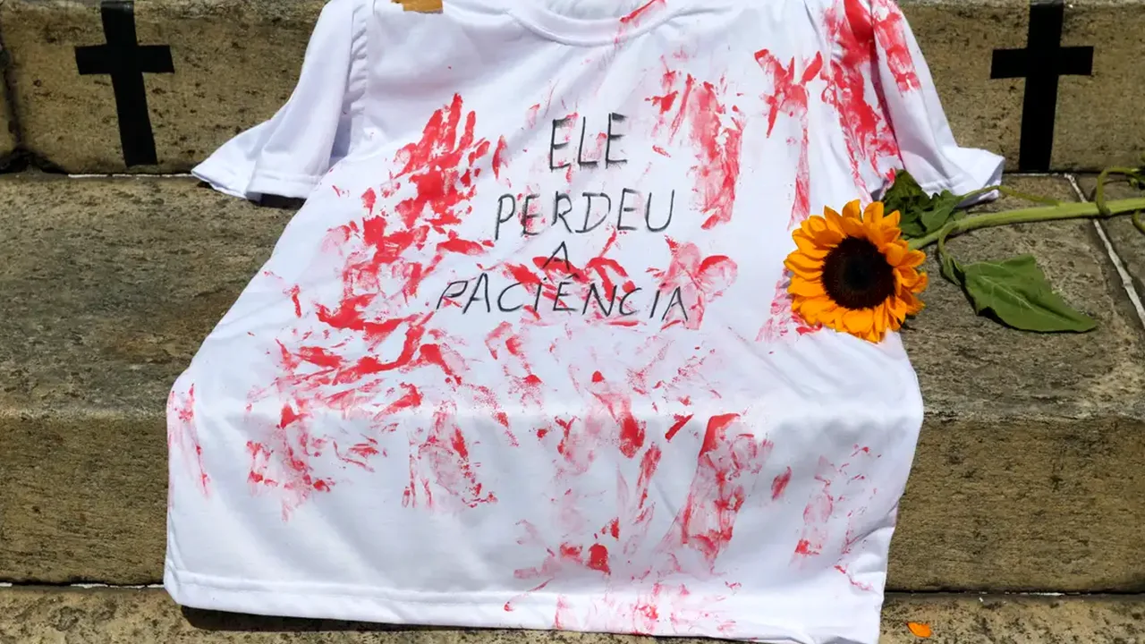 manifestação - contra violência de gênero