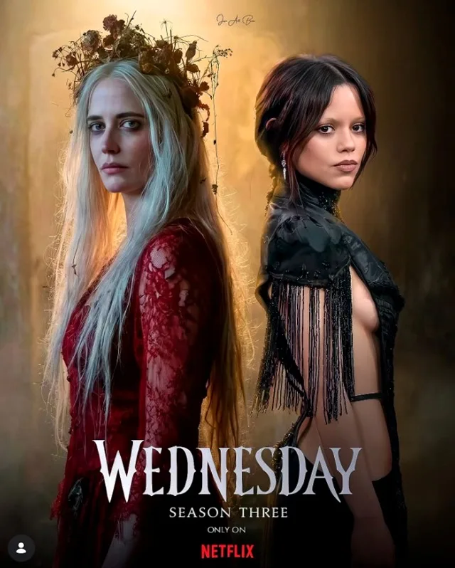 Eva Green - terceira temporada Wandinha