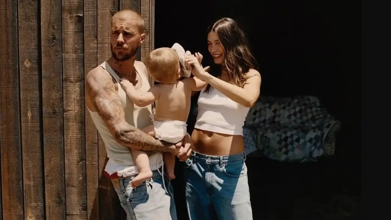 Justin Bieber - esposa e filho