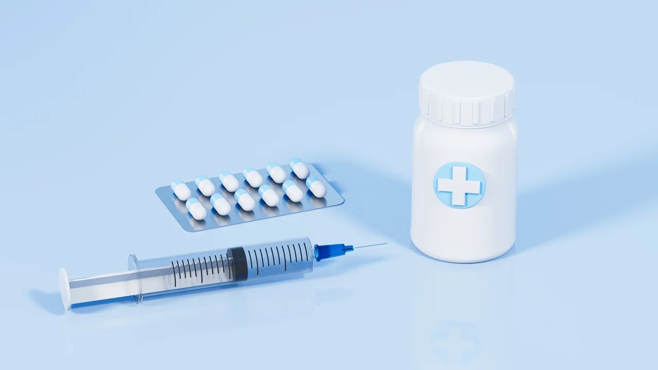 injeção e comprimidos