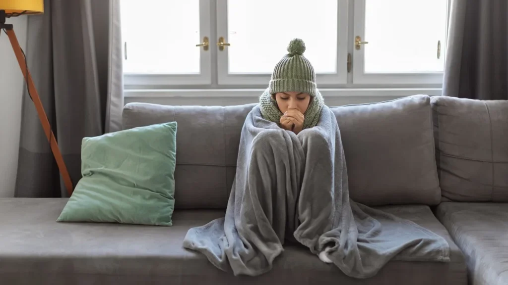 mulher - gripe - frio