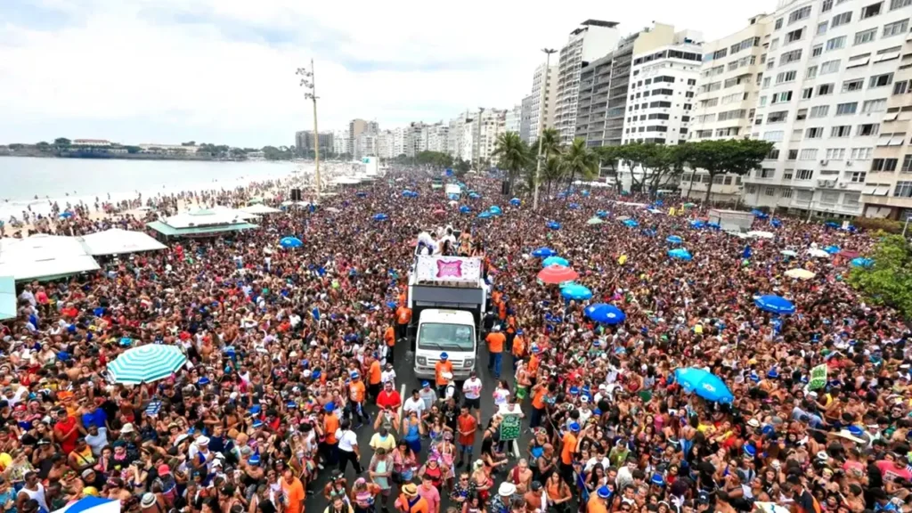 multidão - carnaval Rio de Janeiro