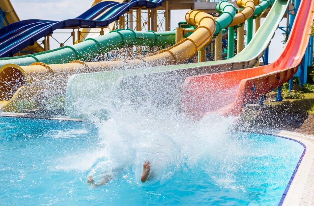 acidente em parque aquático
