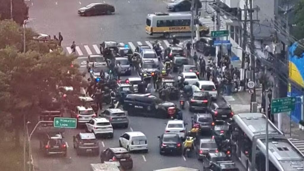 tiroteio na Faria Lima