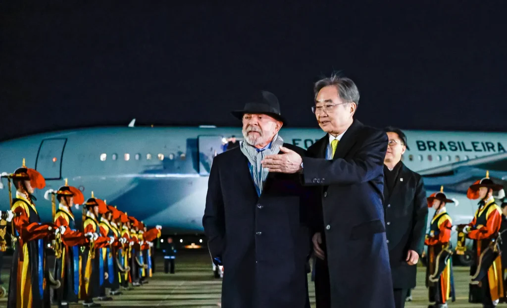 Lula na Coreia do Sul