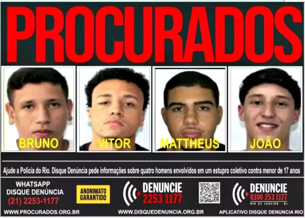DISQUE DENÚNCIA - ESTUPRO COLETIVO - RJ