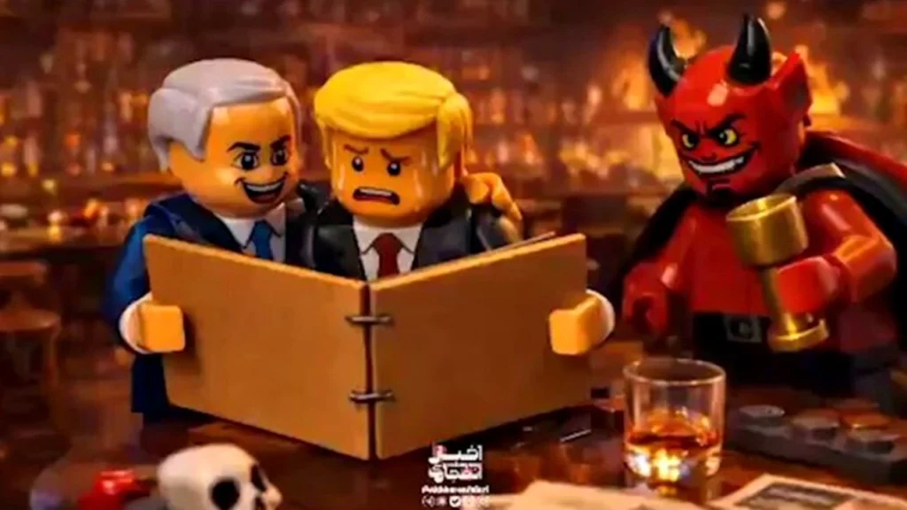 Irã - animação de lego