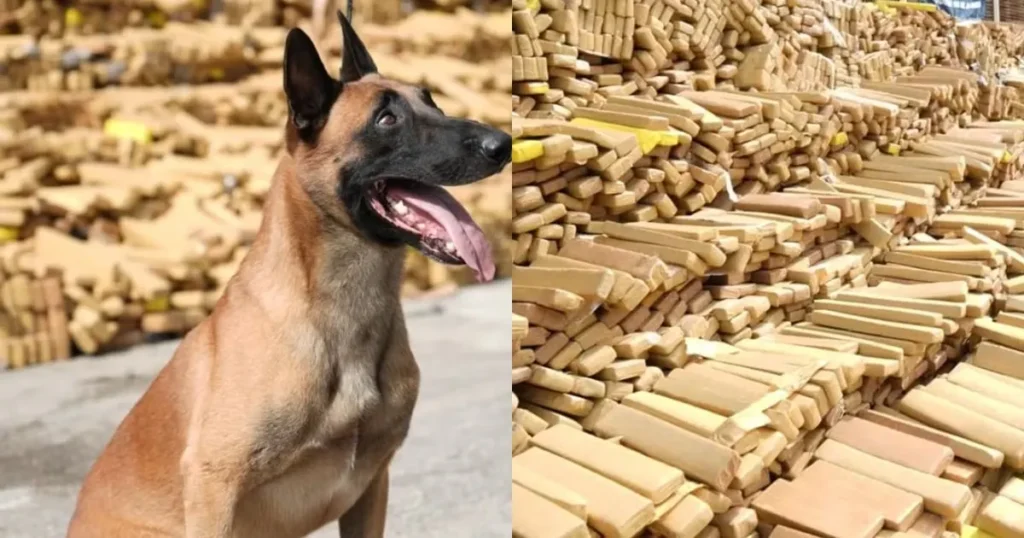 Huck - pastor-belga-malinois - 50 toneladas de maconha