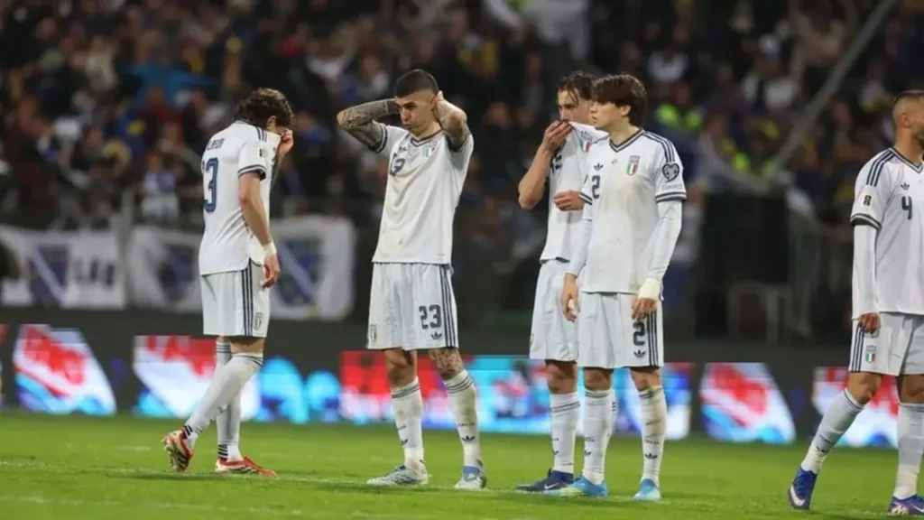 Itália fora da Copa