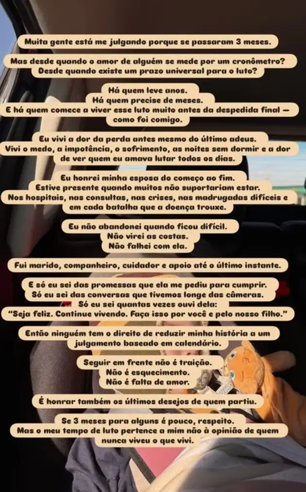 pronunciamento Lucas - viúvo de isabel veloso