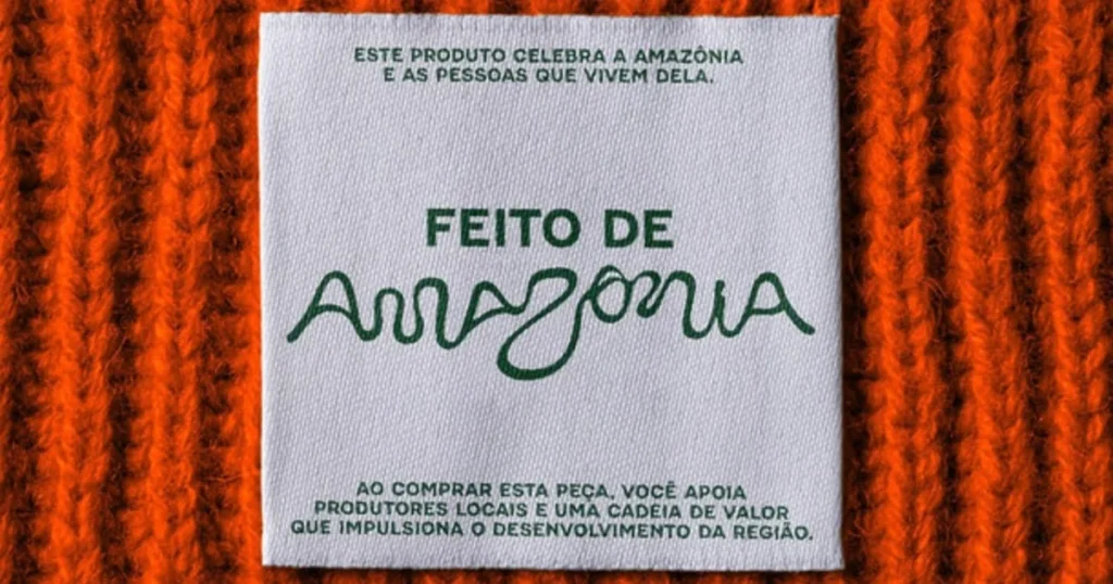 selo FEITO DE AMAZÔNIA