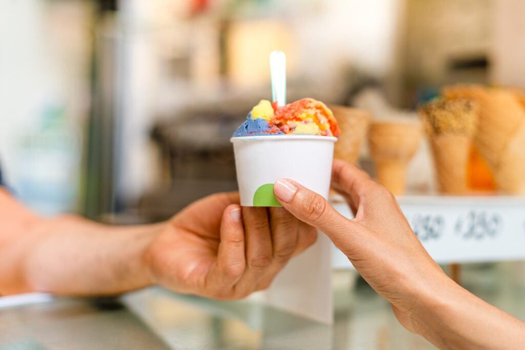 indenização sorvete metal