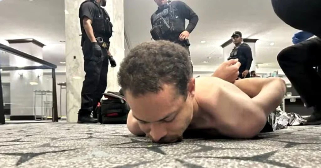 suspeito-preso-tiros-jantar-Trump