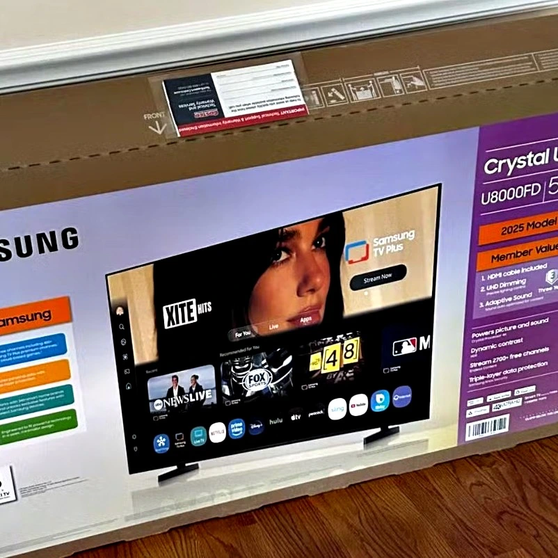 Caixa TV Samsung - foto Dua Lipa