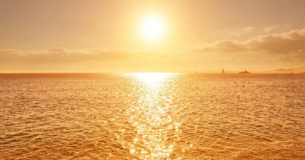 calor - oceano