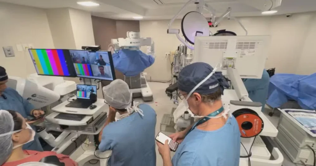 cirurgia robótica à distância
