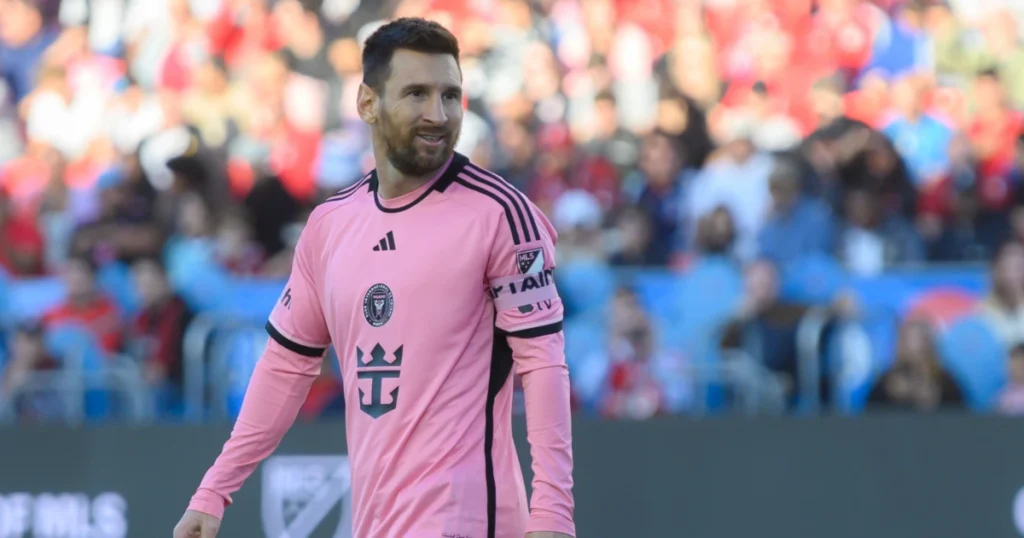 Messi lesão coxa