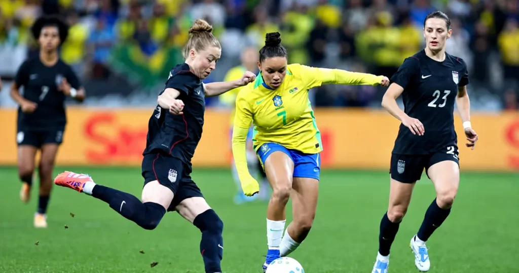 Brasil e EUA - jogo