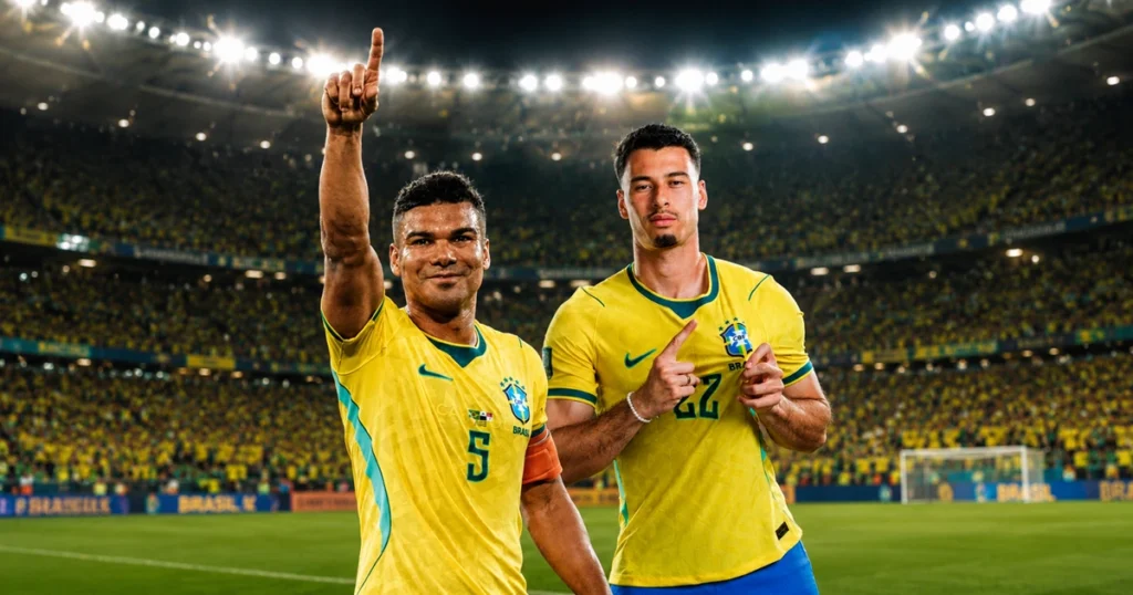 Casemiro e Martinelli