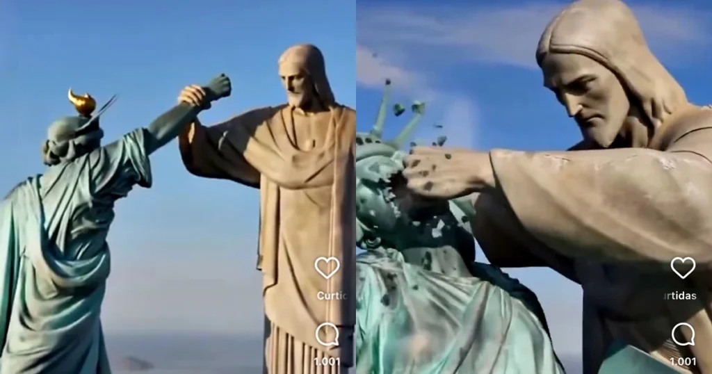 Cristo-Estátua-da-Liberdade-IA