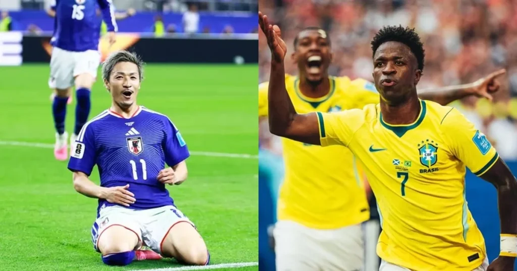 Japão e Brasil - jogo
