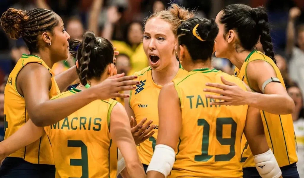 Jogadores de Vôlei - Brasil