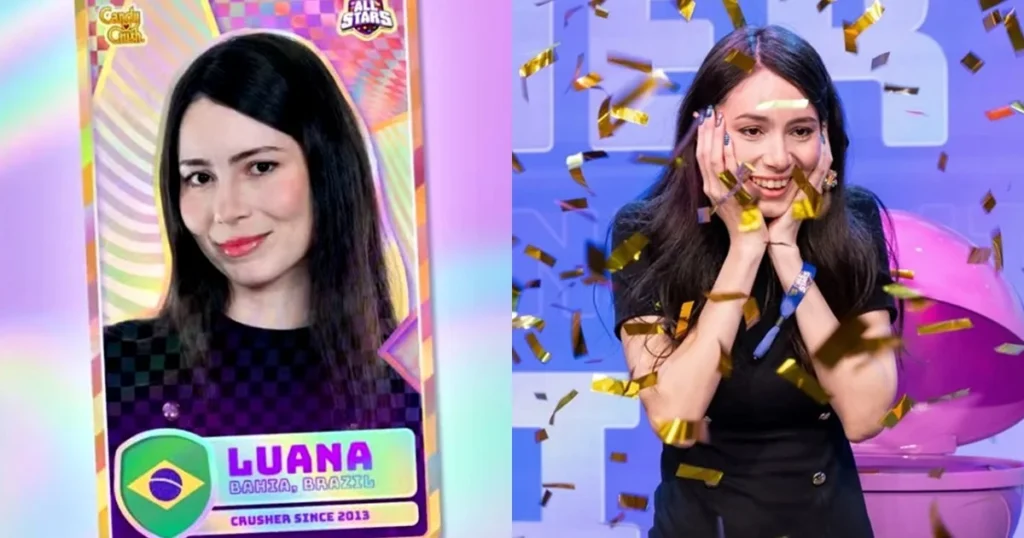 Luana Mattos - campeã mundial Candy Crush