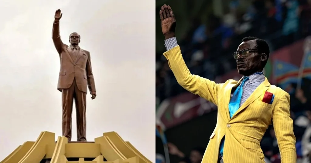Michel Kuka - homenagem - Patrice Lumumba torcedor Congo visto negado