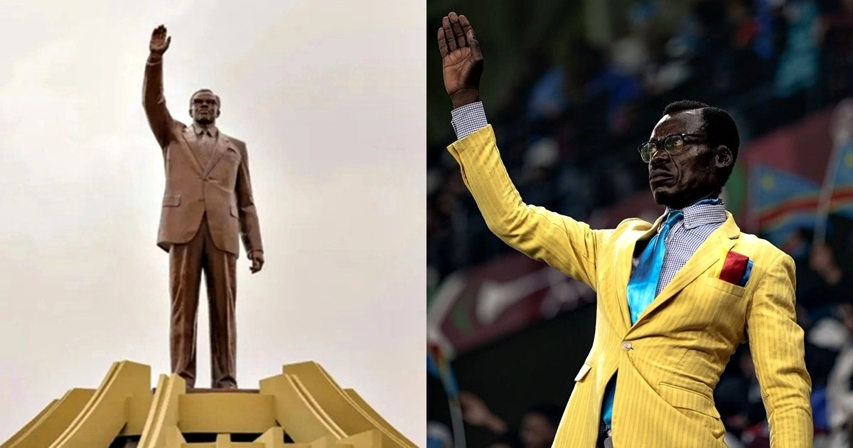 Michel Kuka - homenagem - Patrice Lumumba torcedor Congo visto negado