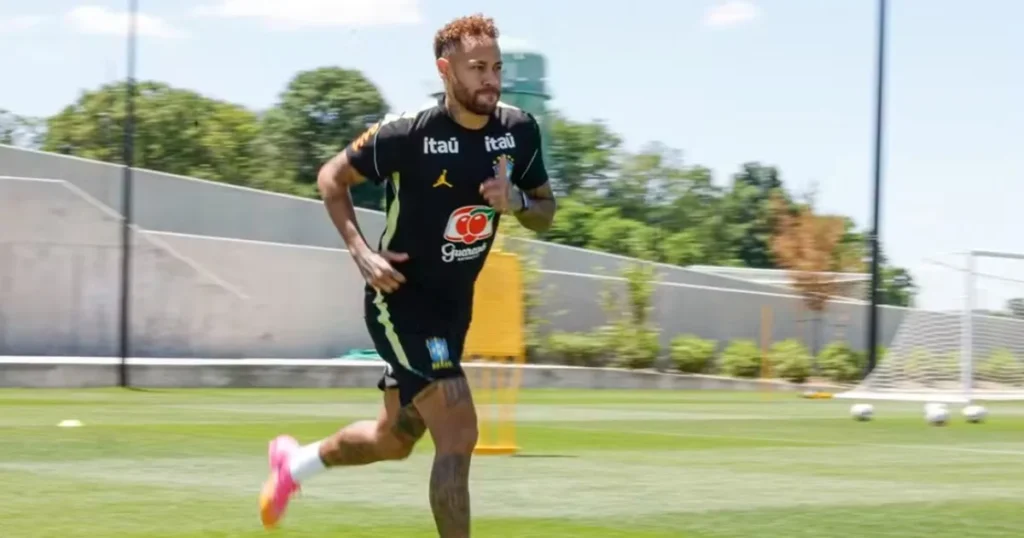 Neymar - treino