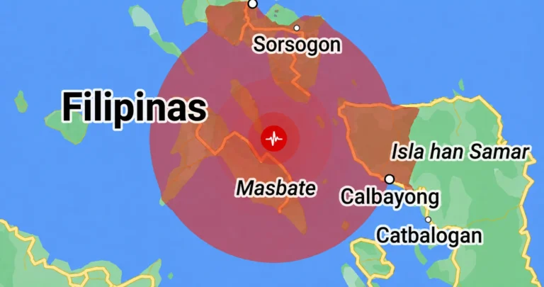 Terremoto - Filipinas - Mapa