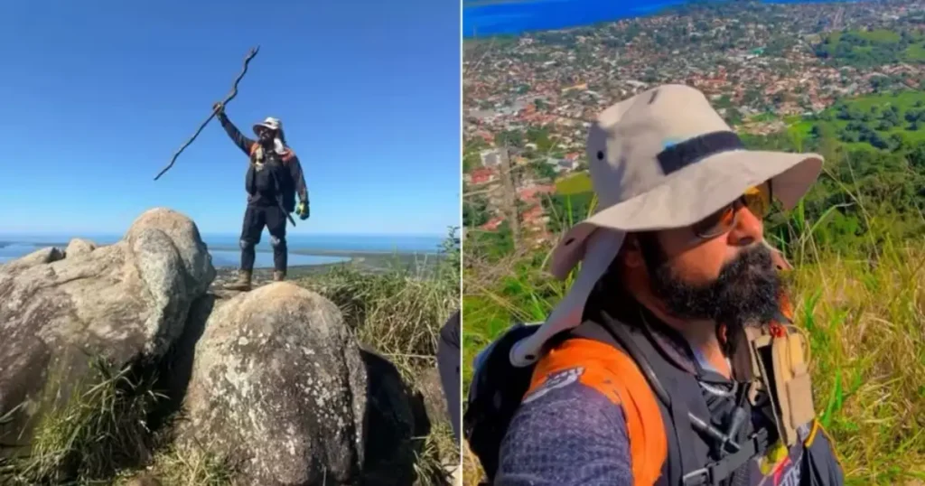 queda em trilha RJ